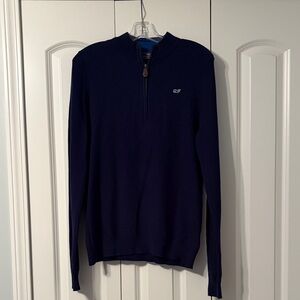 Vineyard Vines Boy’sNavy Half-Zip Pullover Sweater